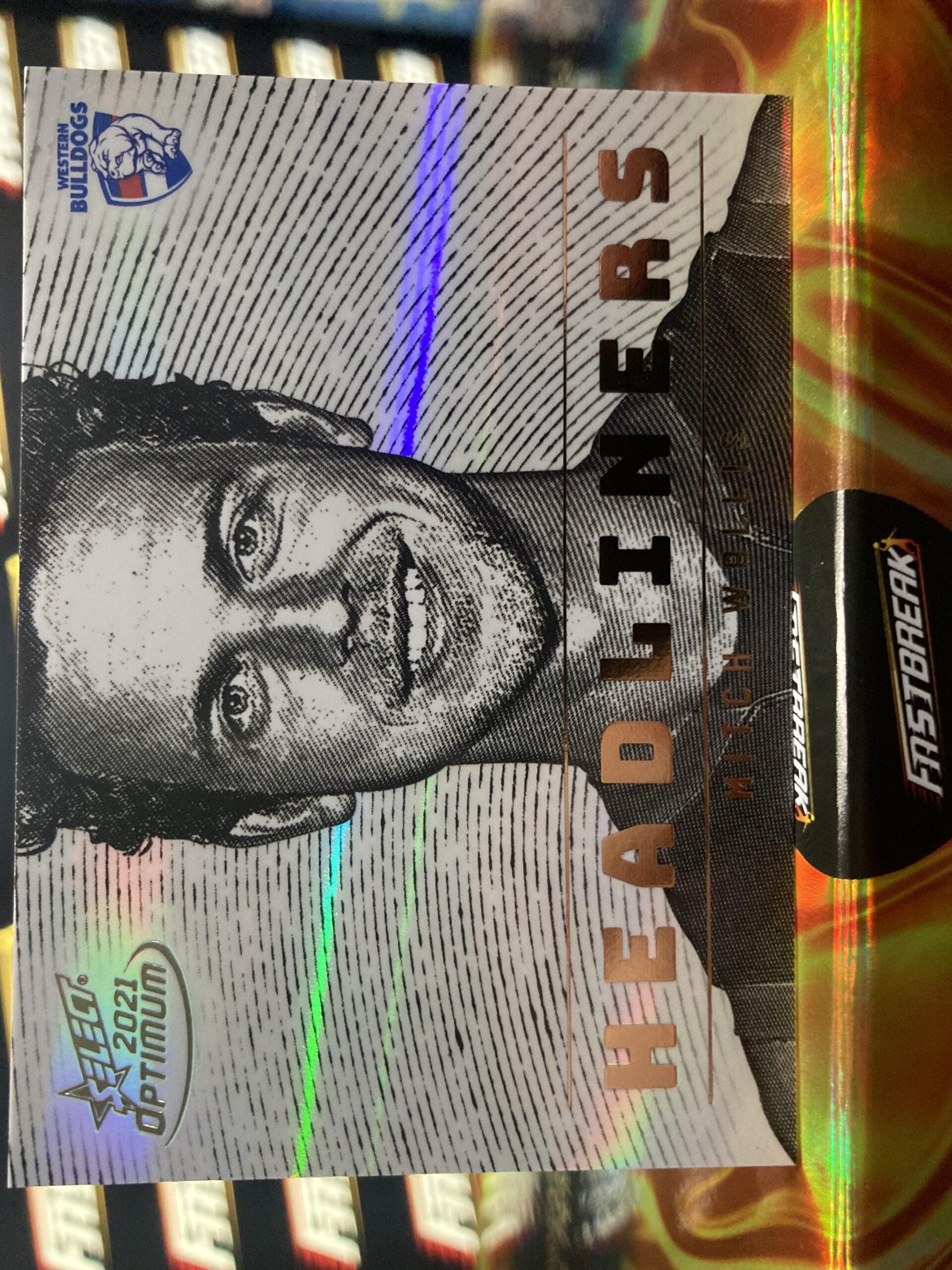 Mitch Wallis - Western Bulldogs - 2021 - Optimum - Headliner - 49/95