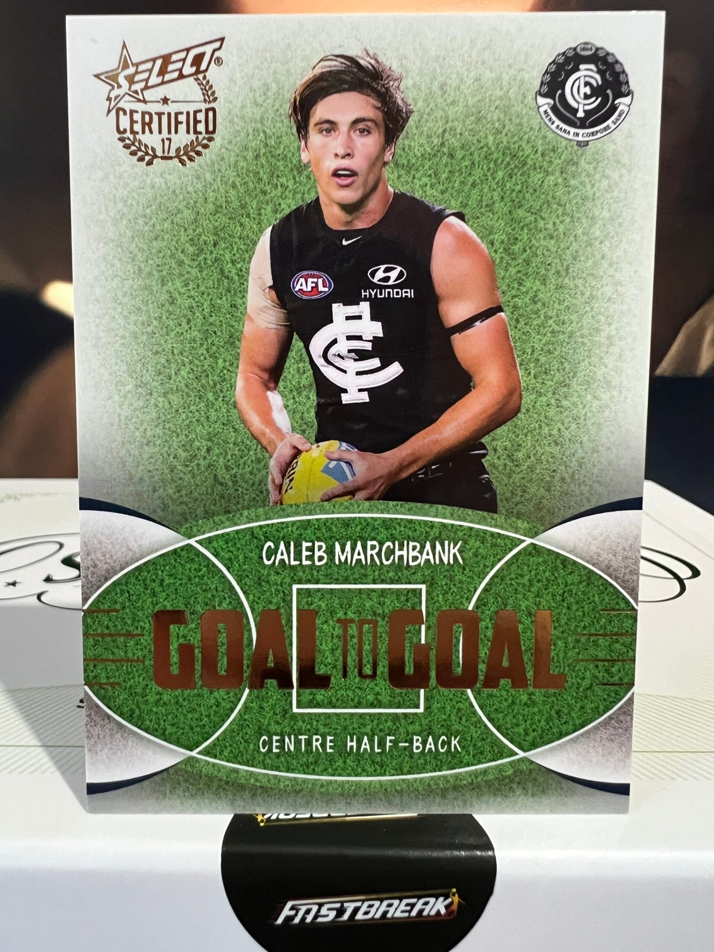 Caleb Marchbank - Carlton - 2017 - Certified - Goal to Goal - 272/285