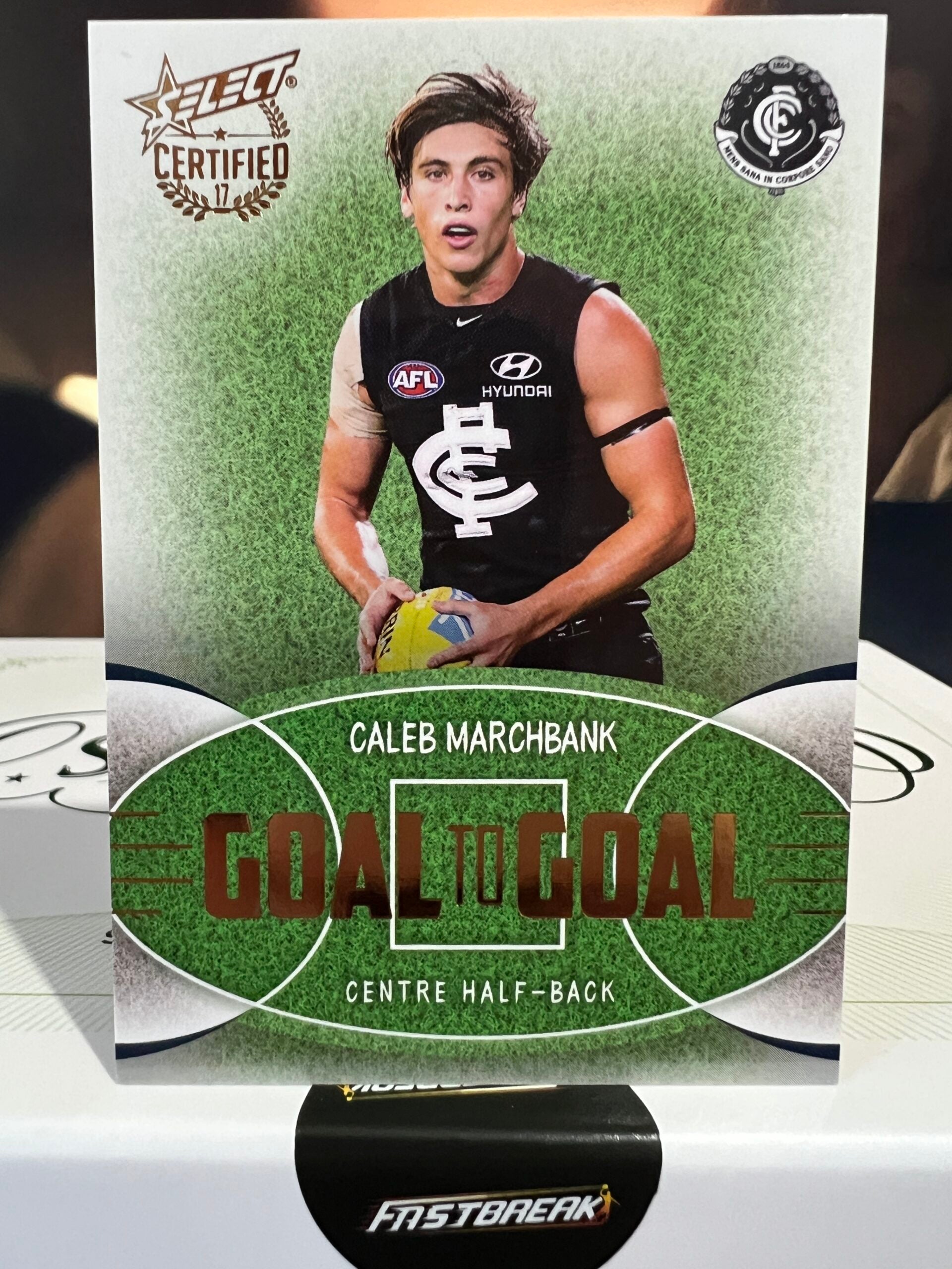 Caleb Marchbank - Carlton - 2017 - Certified - Goal to Goal - 272/285