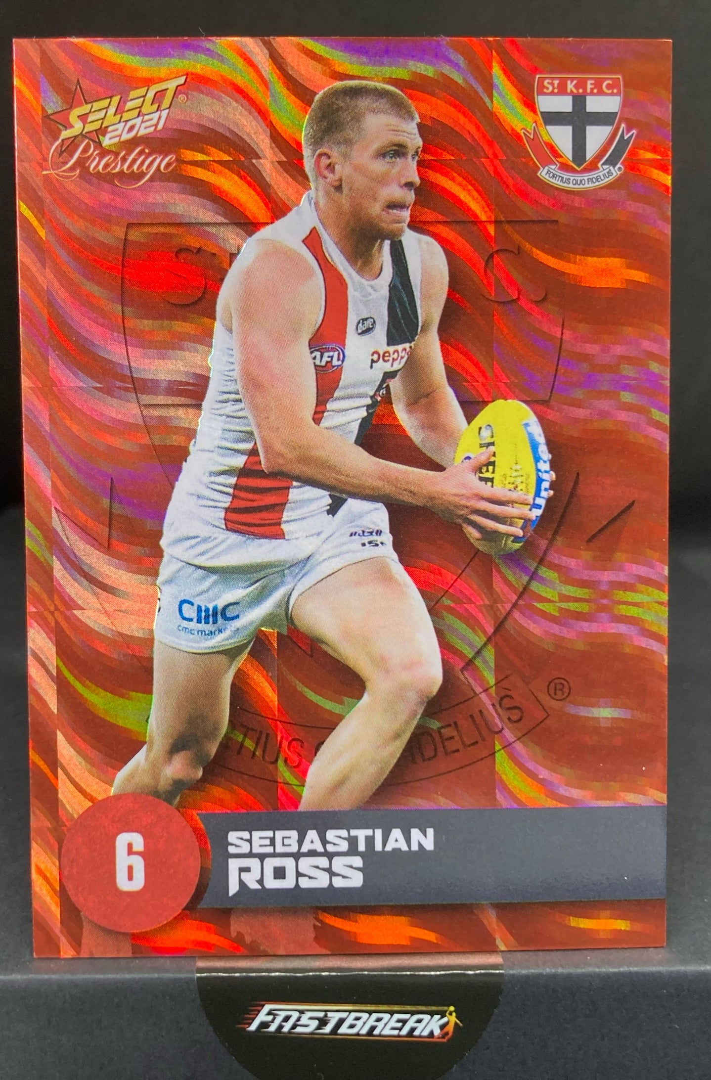 Sebastian Ross - St Kilda - 2021 - FS Prestige - Red Paralell - 16/210