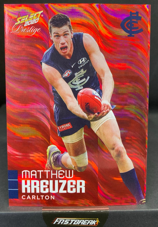 Matthew Kreuzer - Carlton - 2020 - FS Prestige - Red Paralell - 66/170