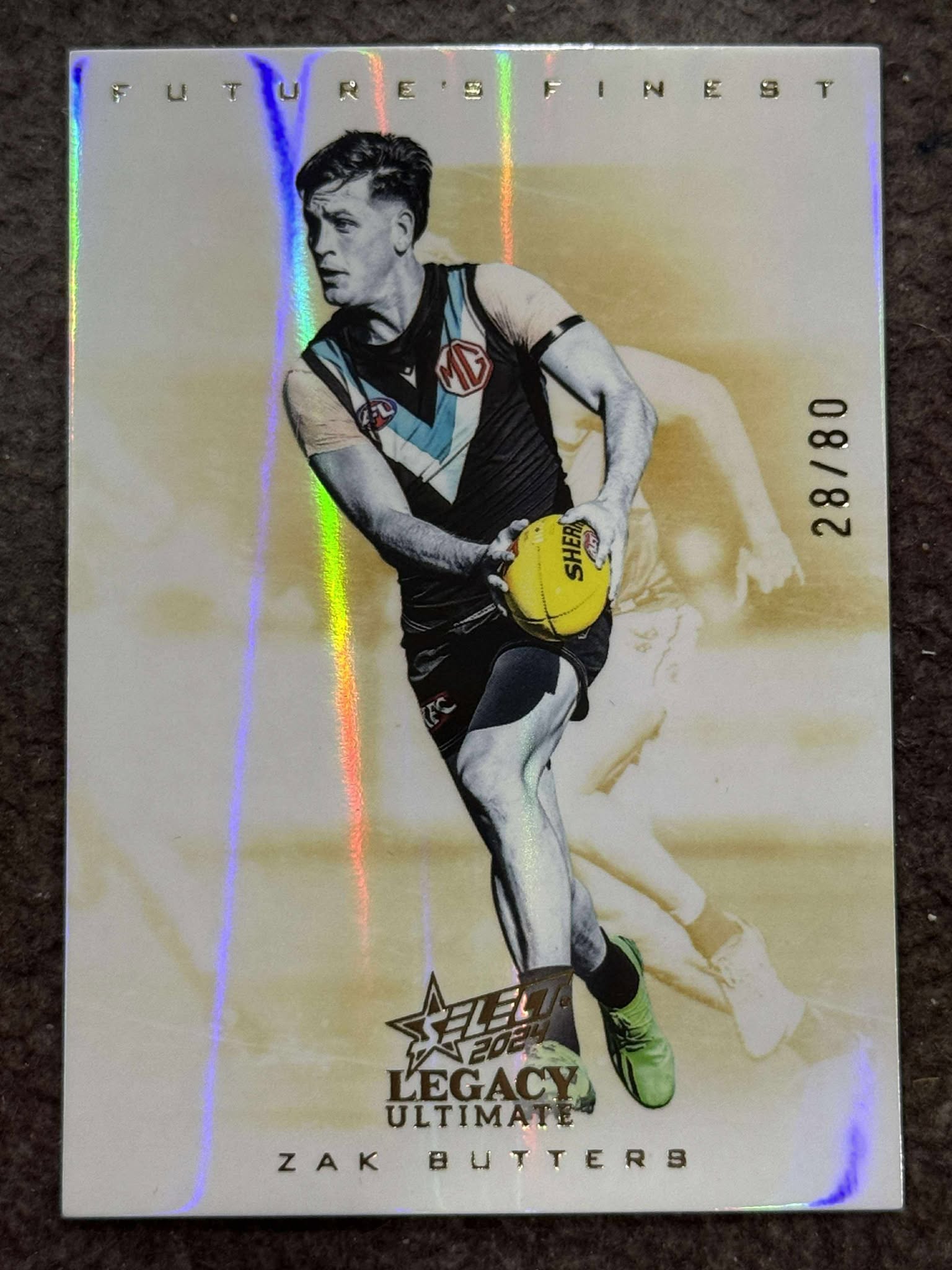 Zak Butters Port Adelaide 2024 Legacy Futures Finest 28/80