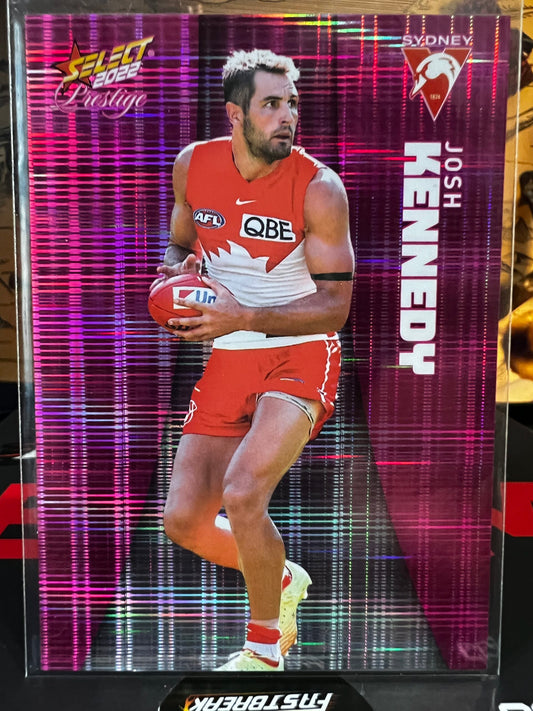 Josh Kennedy - Sydney - 2022 - Footy Stars Prestige - Pink Parallel - 42/325