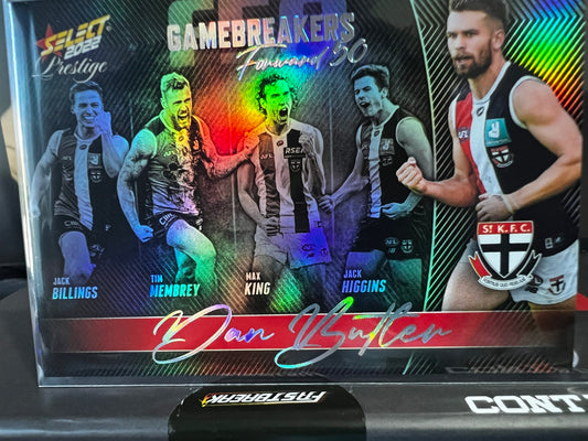 Dan Butler - St Kilda - 2022 - Footy Stars Prestige - Gamebreakers - 455/750