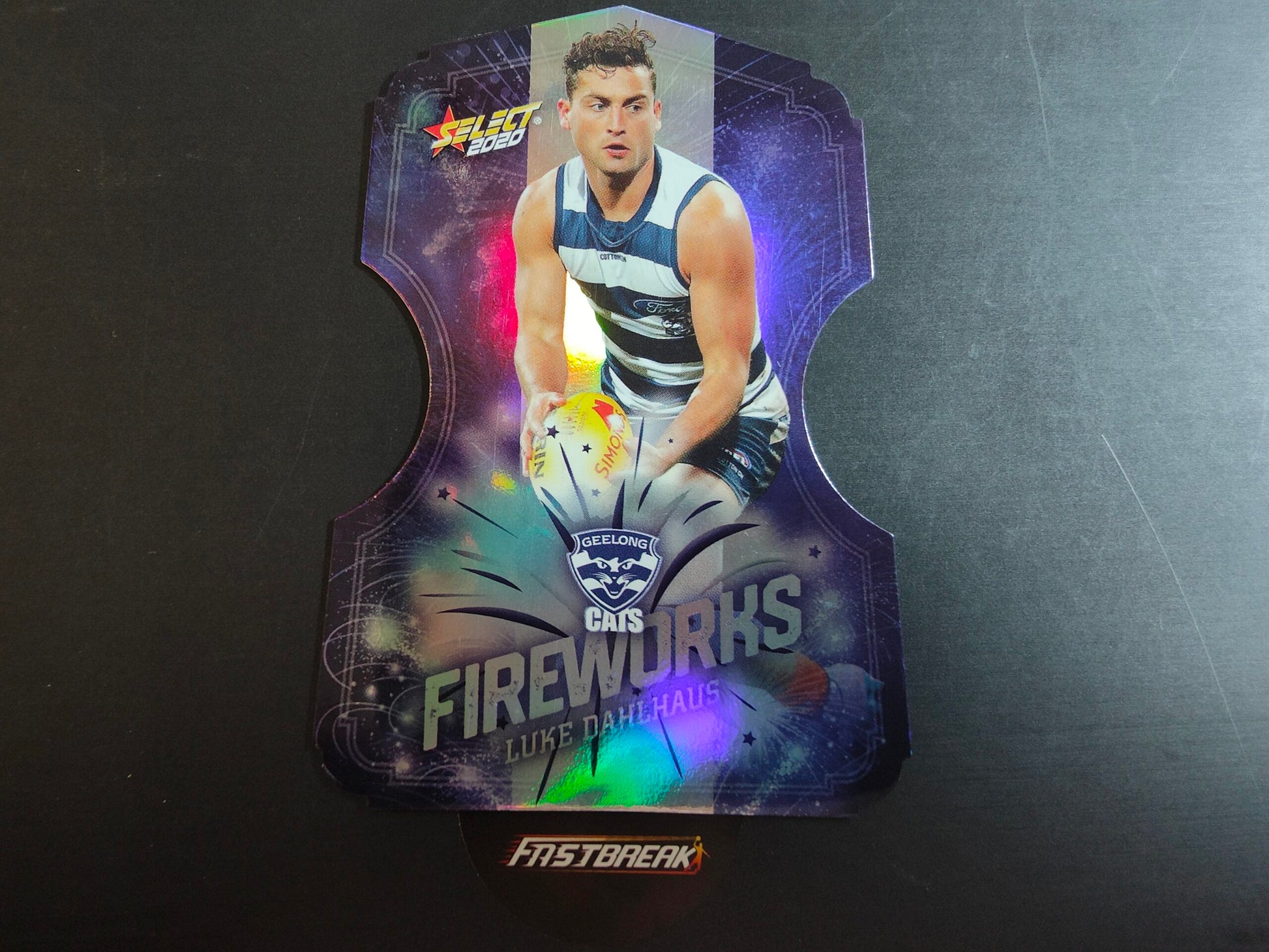 Luke Dahlhaus - Geelong - 2020 - Footy Stars - Fireworks - 198/210