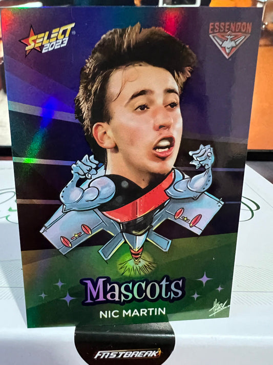 Nic Martin - Essendon - 2023 - Footy Stars - Mascots -