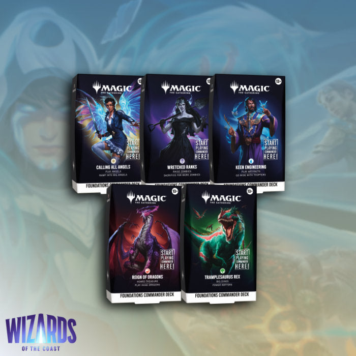 Magic Foundations - Starter Commander Deck Display One deck