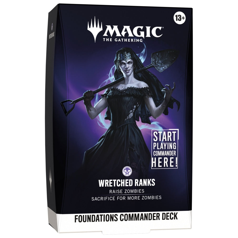 Magic Foundations - Starter Commander Deck Display One deck