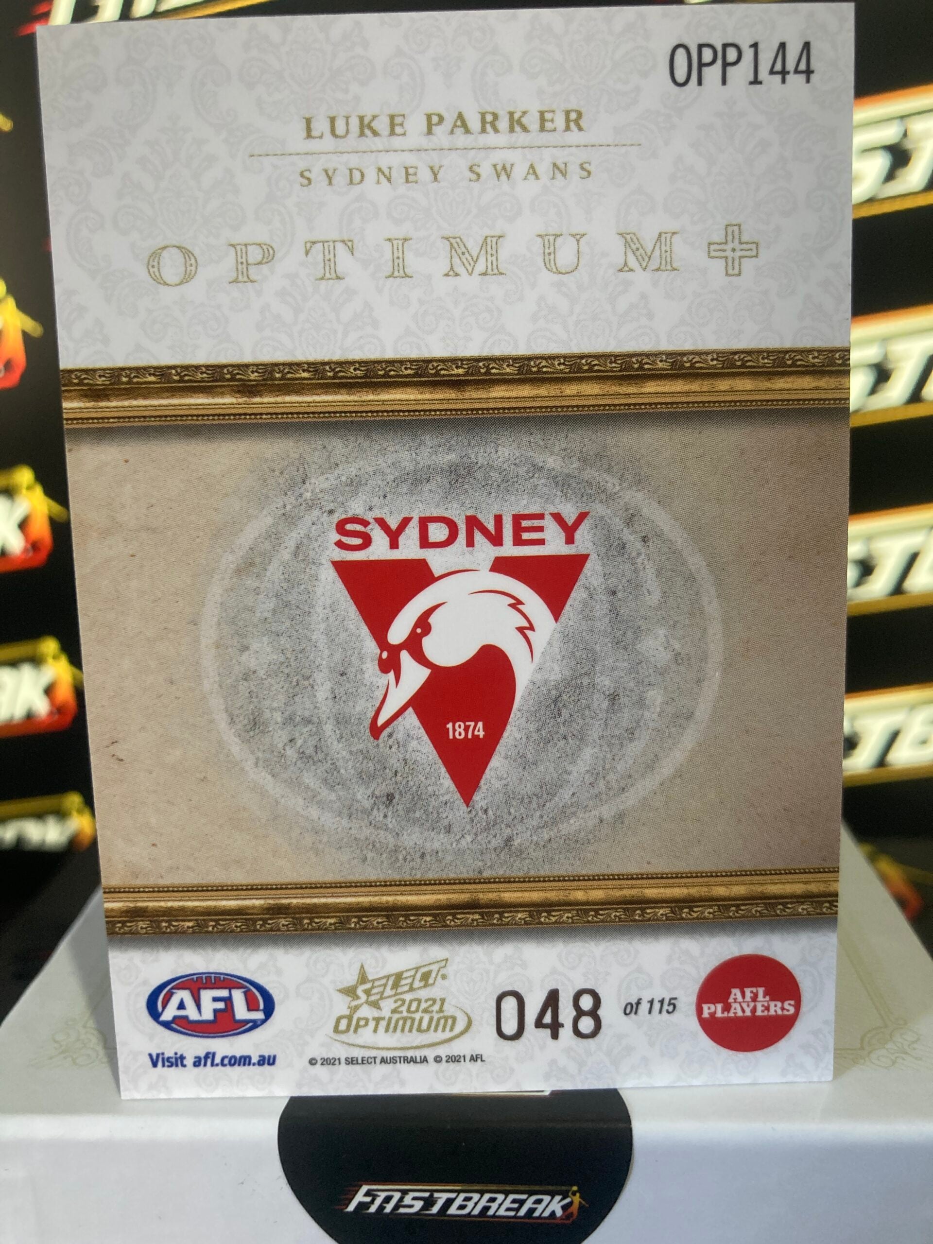 Luke Parker - Sydney - 2021 - Optimum - Optimum + Paralell - 48/115