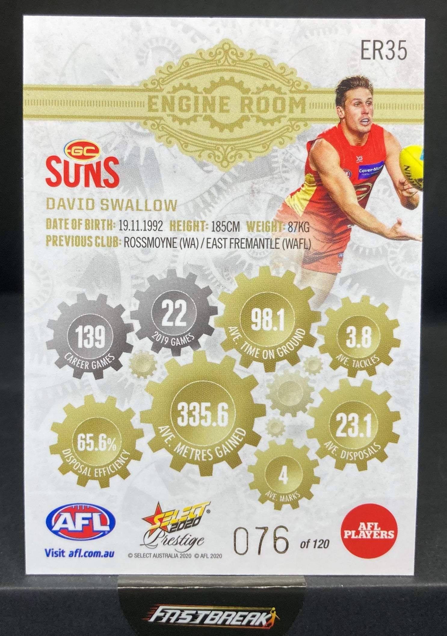 David Swallow - Gold Coast - 2020 - FS Prestige - Engine Room - 76/120