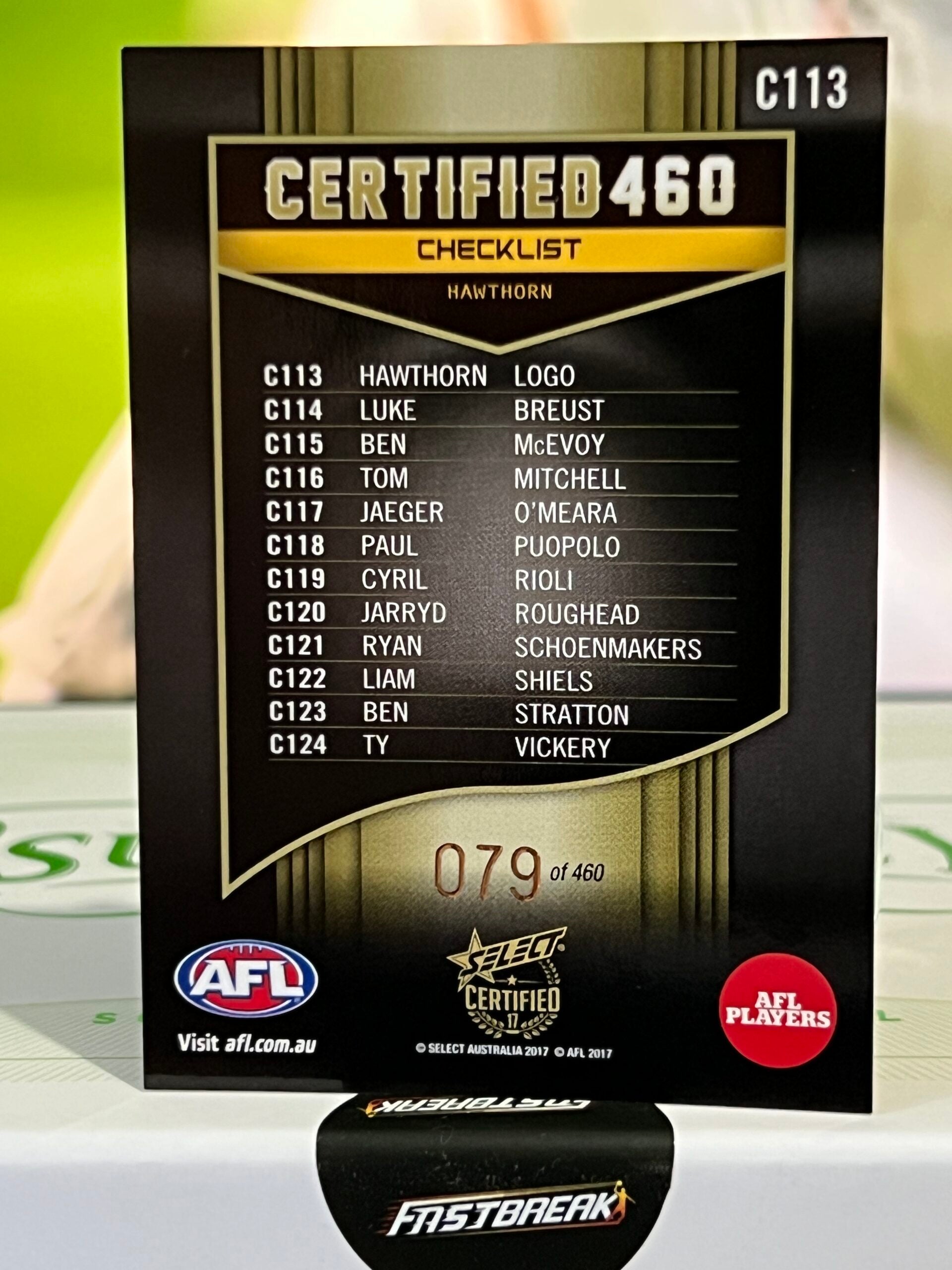 Header - Hawthorn - 2017 - Certified - 460 Paralell - 79/460