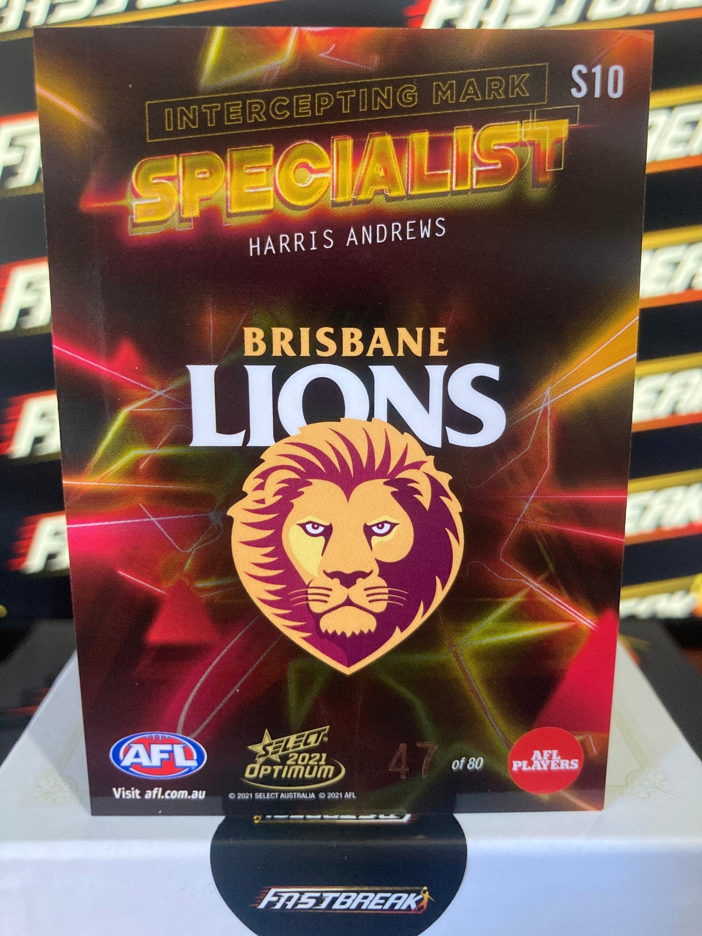 Harris Andrews - Brisbane - 2021 - Optimum - Specialist - 47/80