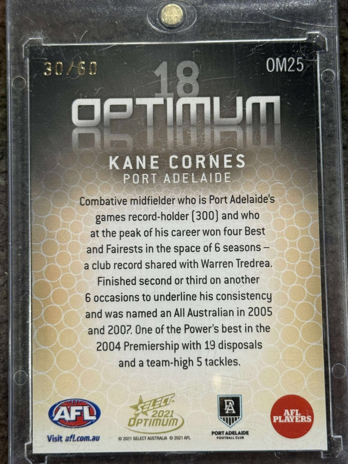 Kane Cornes Port Adelaide 2021 Optimum Mirror 30/60