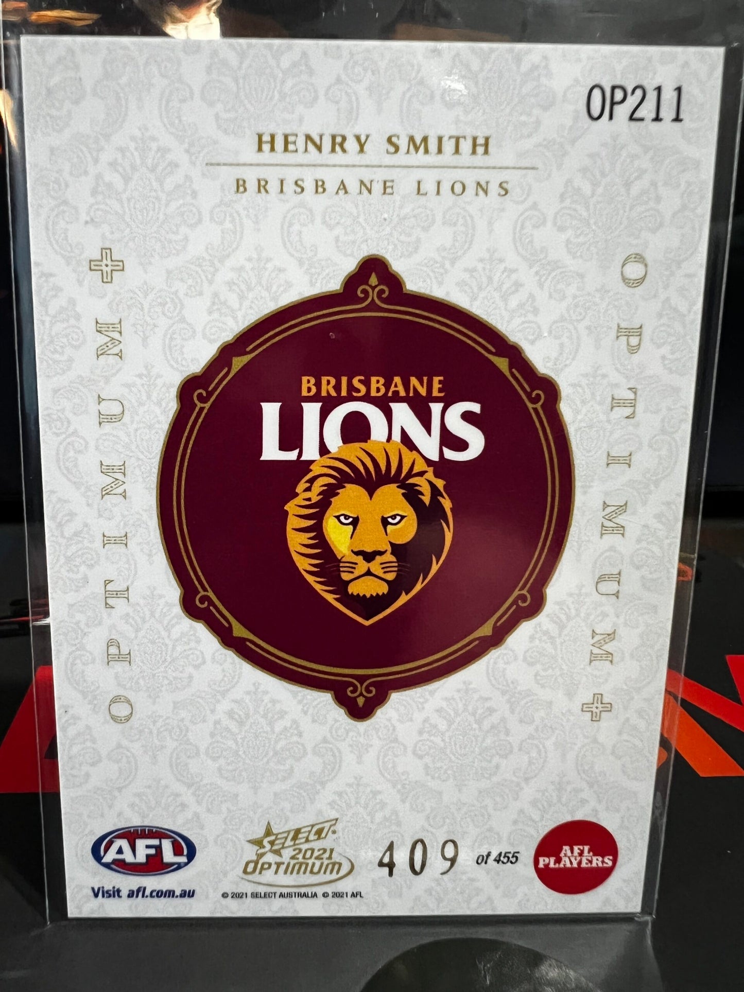 Henry Smith - Brisbane - 2021 - Optimum - Optimum RC + - 409/455