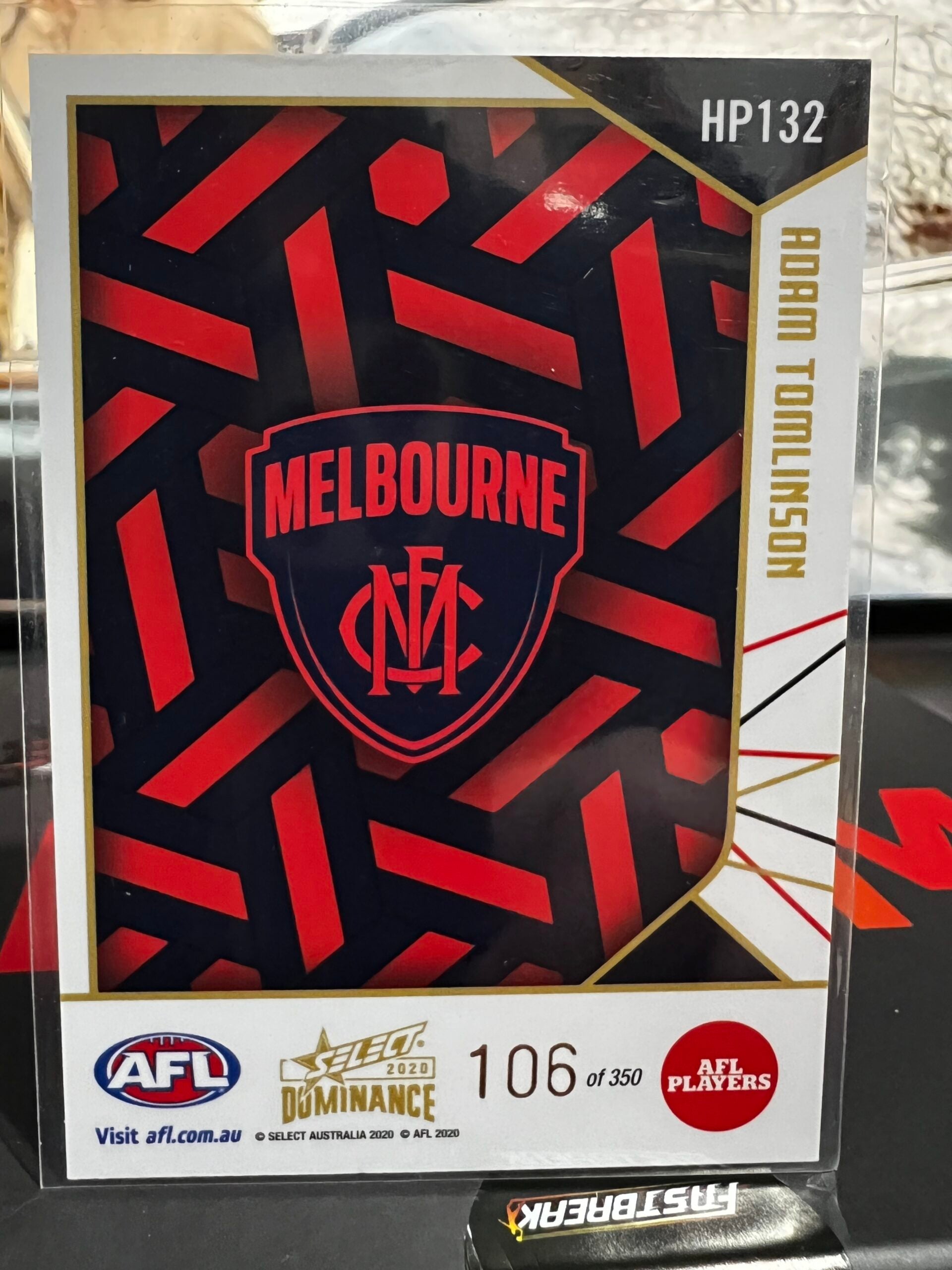 Adam Tomlinson - Melbourne - 2020 - Dominance - Holofoil - 106/350
