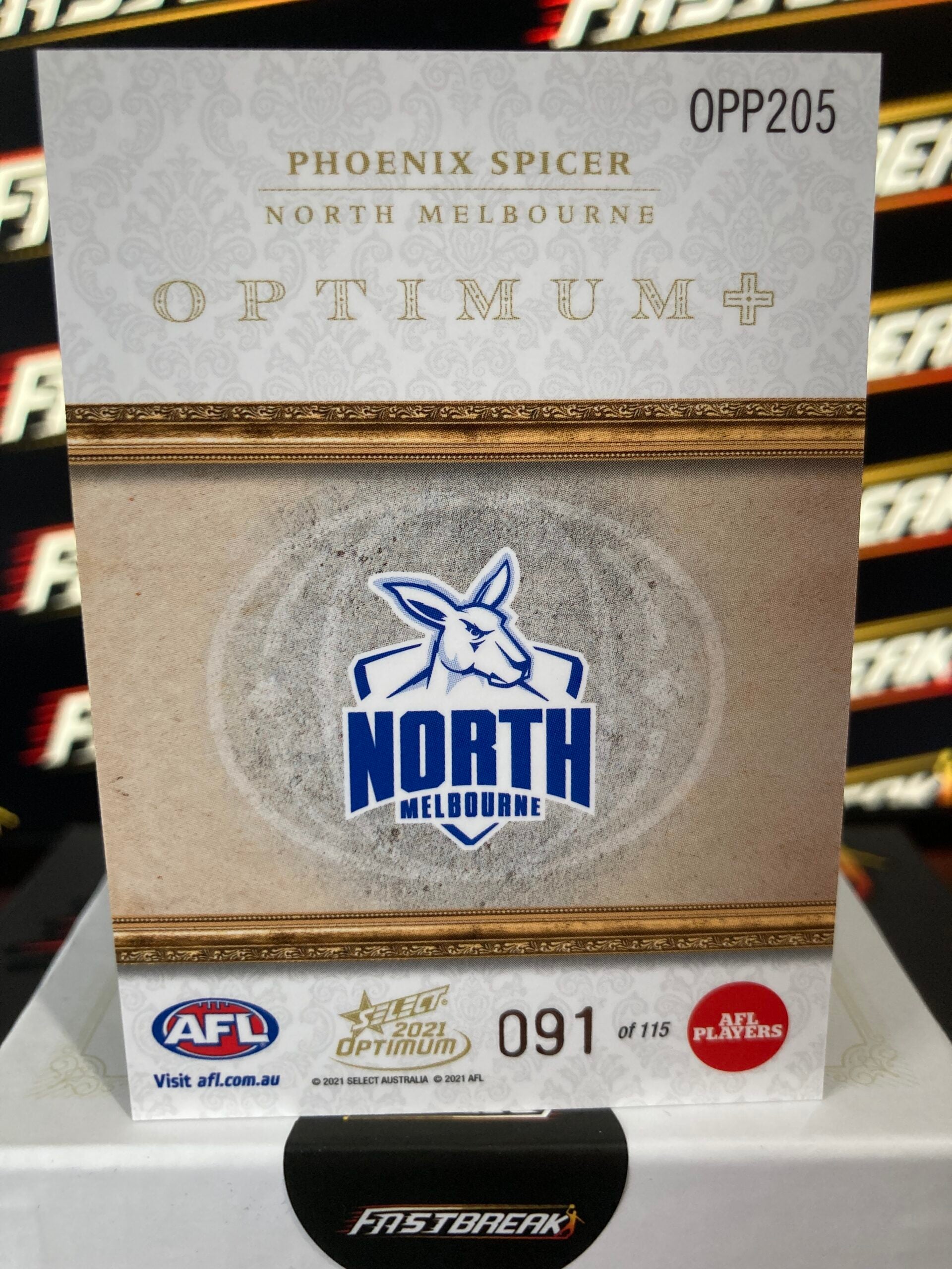 Phoenix Spicer North Melbourne 2021 Optimum Optimum + Rookie Paralell  91/115