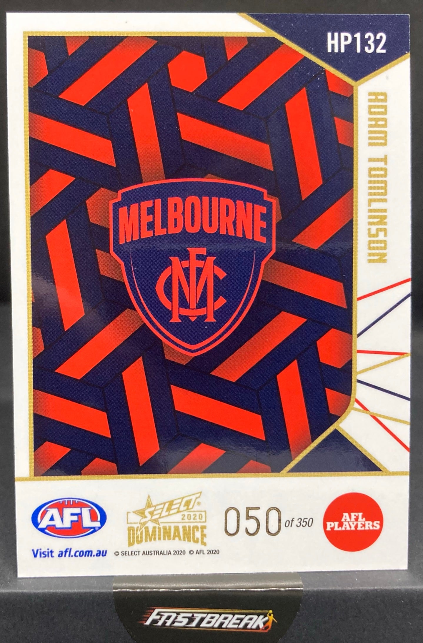 Adam Tomlinson - Melbourne - 2020 - Dominance - Holofoil - 050/350