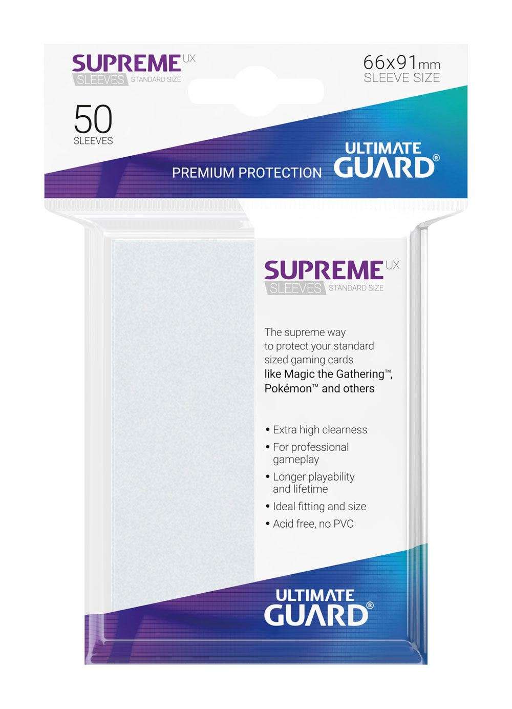 Ultimate Guard Supreme UX Sleeves Standard Size (50)
