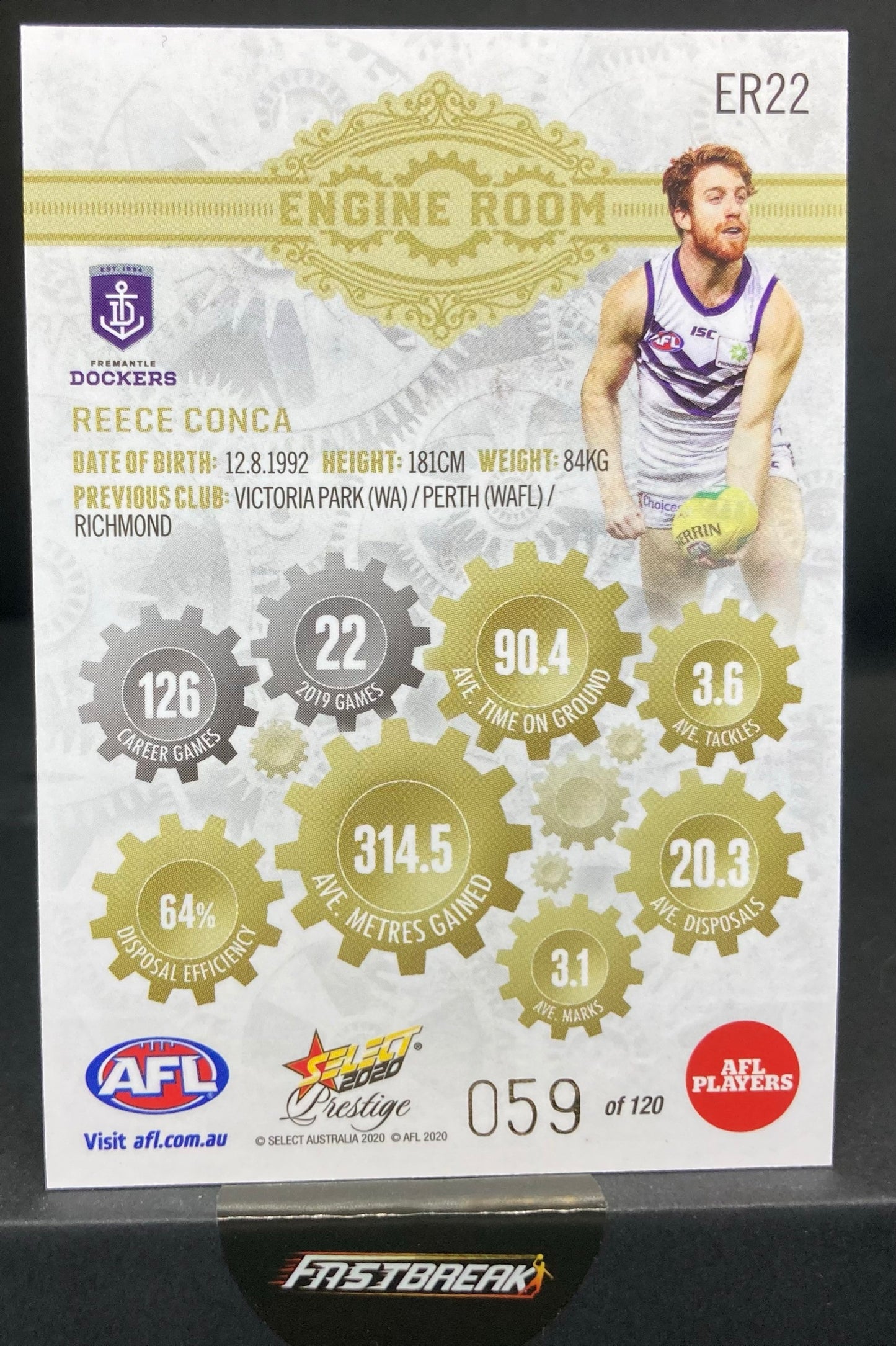Reece Conca - Fremantle - 2020 - FS Prestige - Engine Room - 59/120