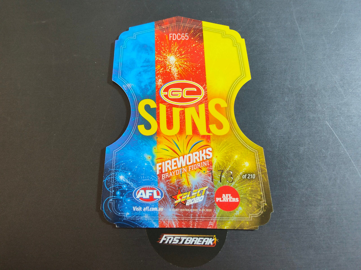 Brayden Fiorini - Gold Coast - 2020 - Footy Stars - Fireworks - 173/210