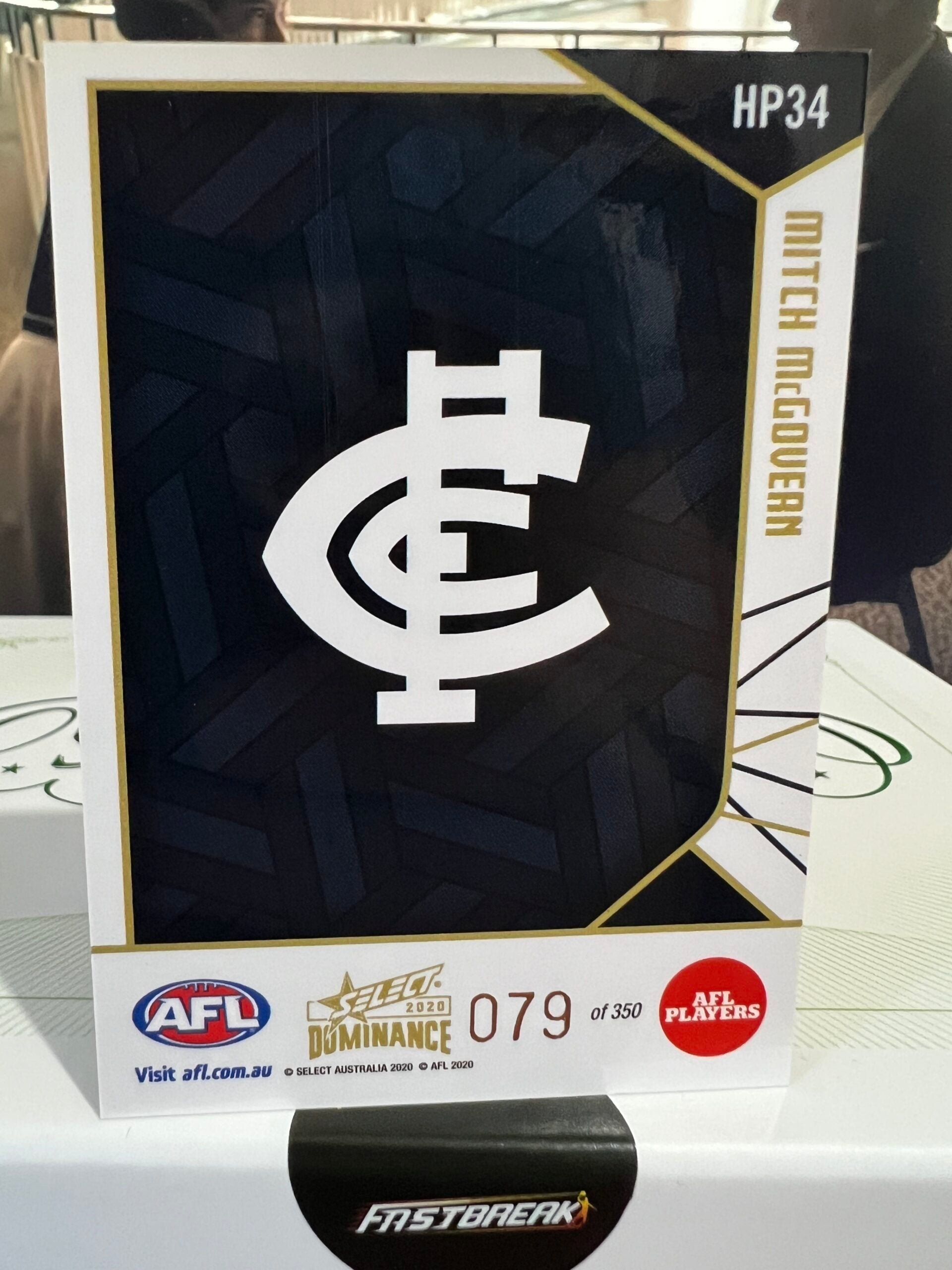 Mitch McGovern - Carlton - 2020 - Dominance - Paralell - 95/350