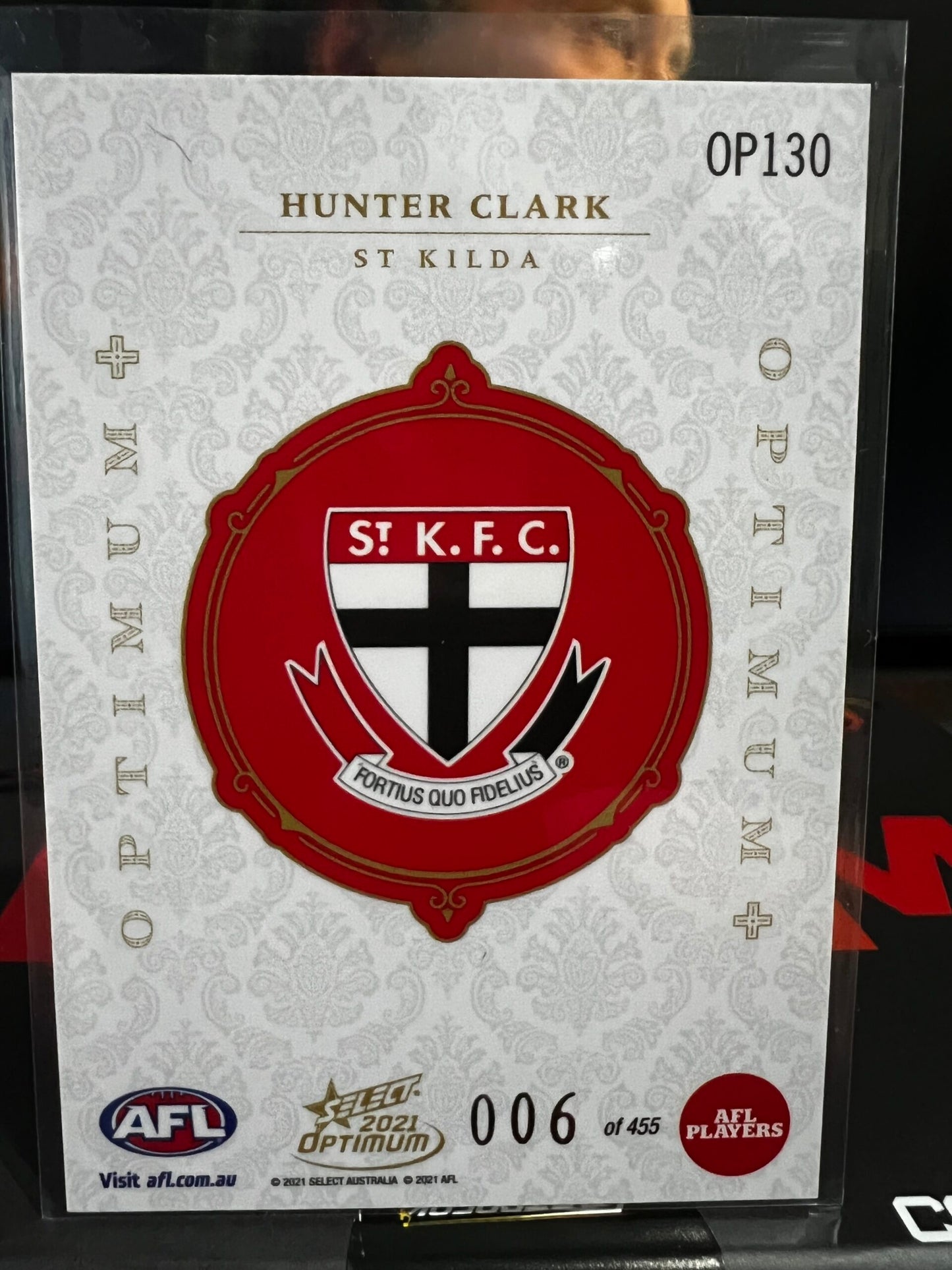 Hunter Clark - St Kilda - 2021 - Optimum - Optimum + - 006/455