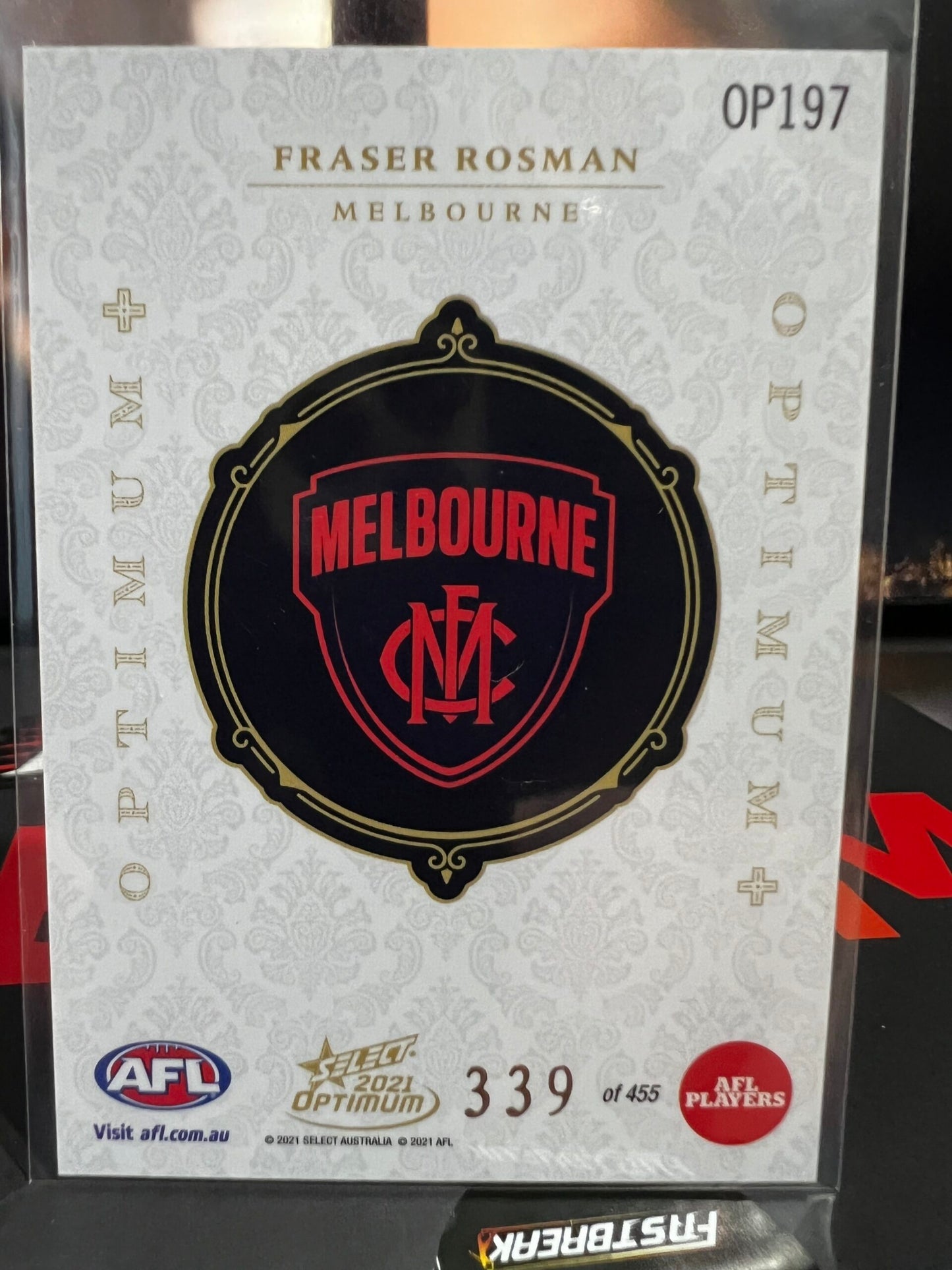 Fraser Rosman - Melbourne - 2021 - Optimum - Optimum RC + - 339/455