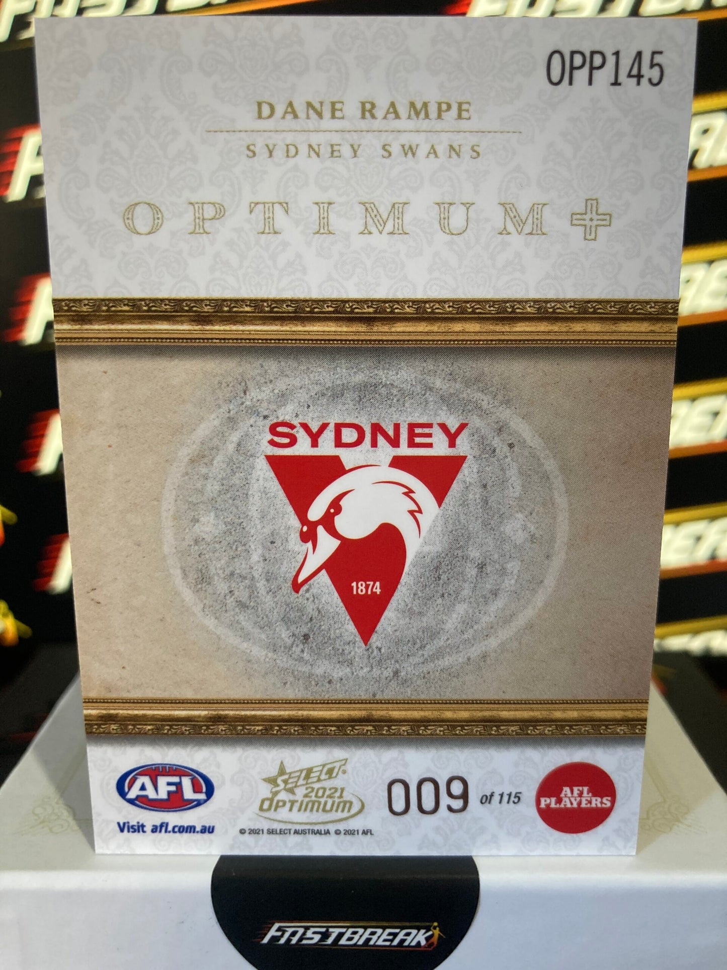 Dane Rampe - Sydney - 2021 - Optimum - Optimum + Paralell - 09/115