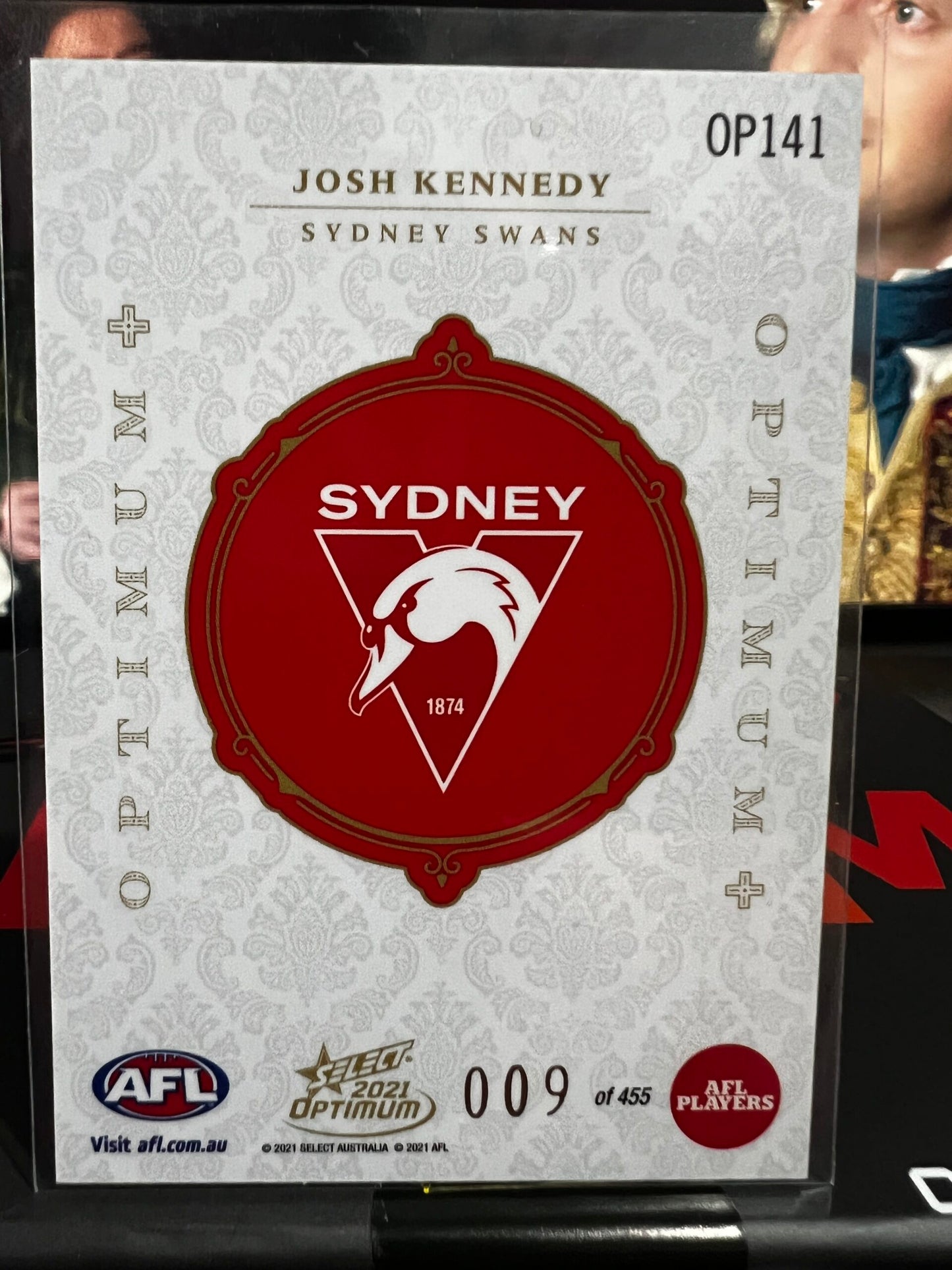 Josh Kennedy - Sydney - 2021 - Optimum - Optimum + - 009/455