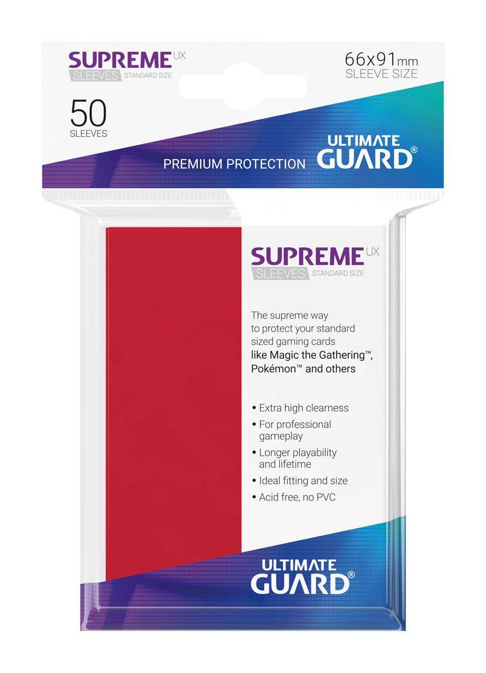 Ultimate Guard Supreme UX Sleeves Standard Size (50)