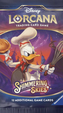 Lorcana Trading Card Game Set Shimmering Skies Booster PACK
