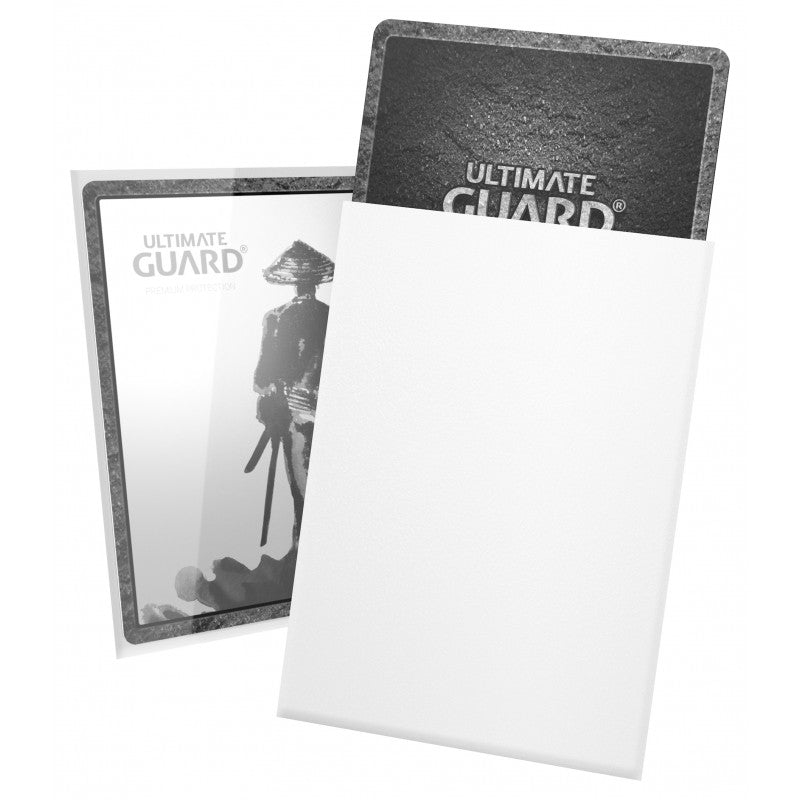Ultimate Guard: Japanese Size Sleeves - Colour: White