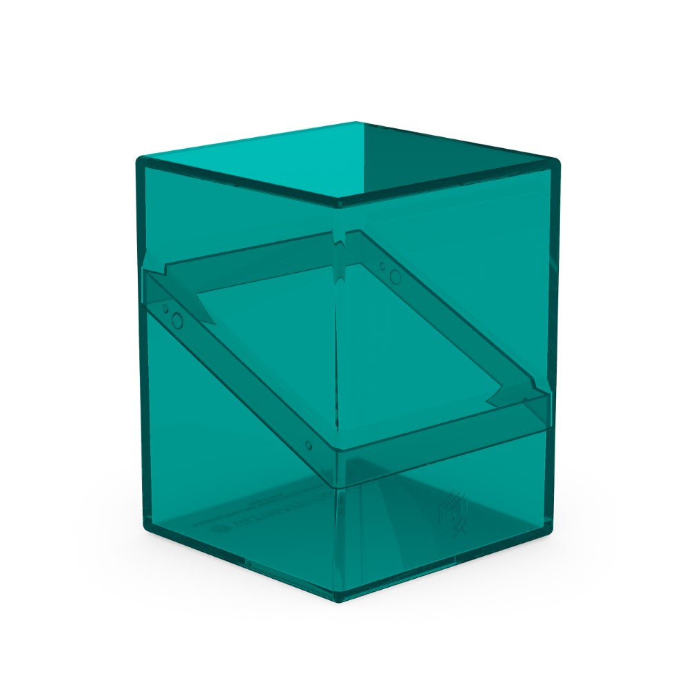 Ultimate Guard: Deck Box – Boulder 100+ – Clear: Assorted Colours - Colour: Malachite