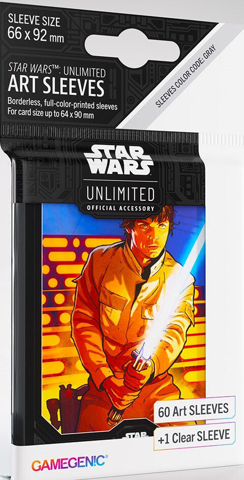 Gamegenic Star Wars Unlimited Art Sleeves - Luke Skywalker