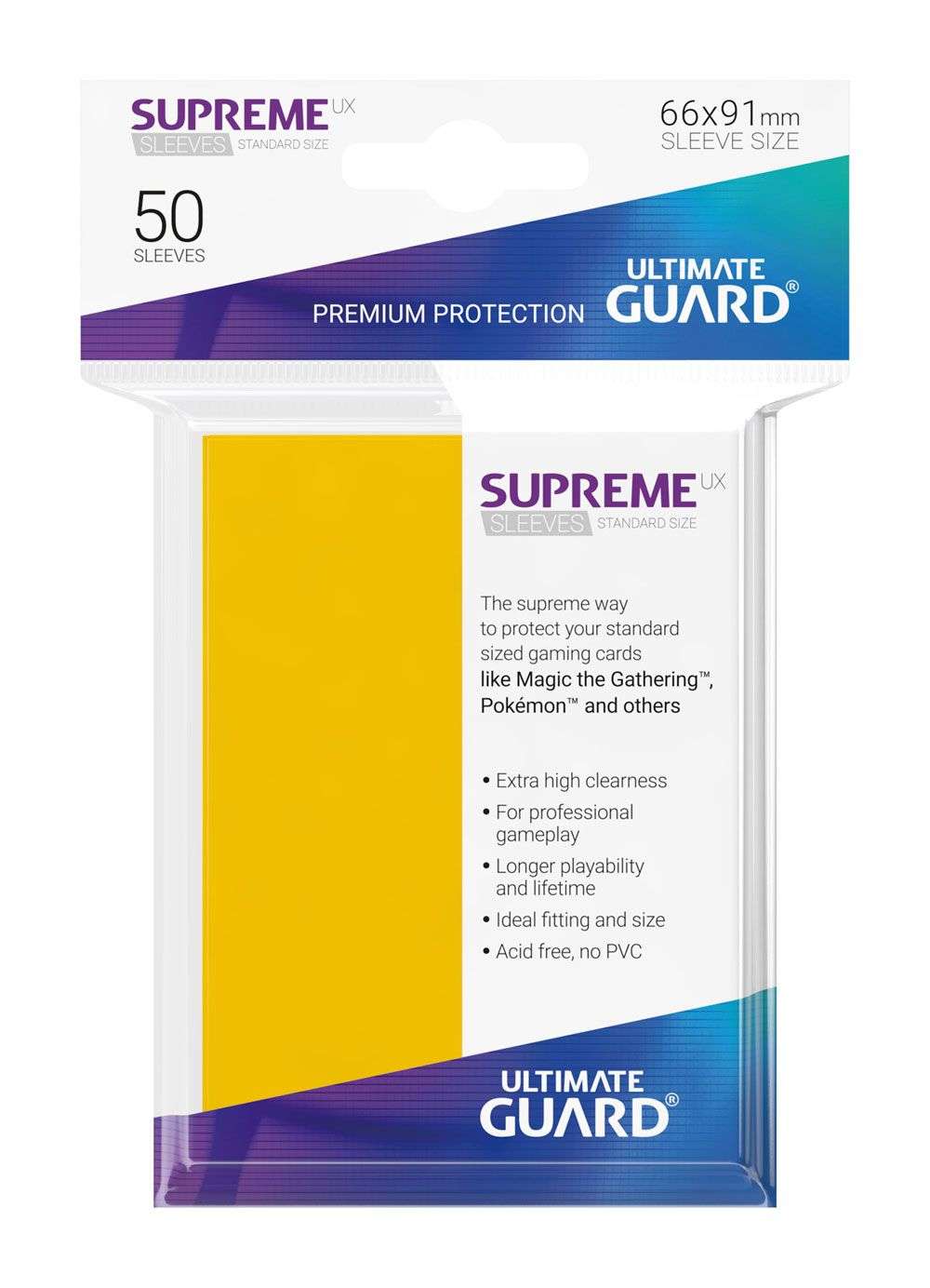 Ultimate Guard Supreme UX Sleeves Standard Size (50)
