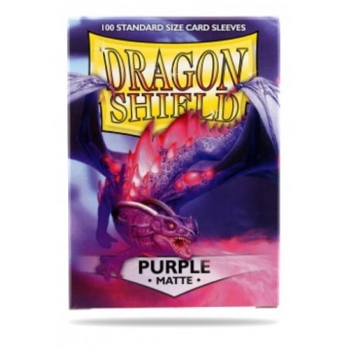 Dragon Shield Sleeves - COLOUR: Matte Purple