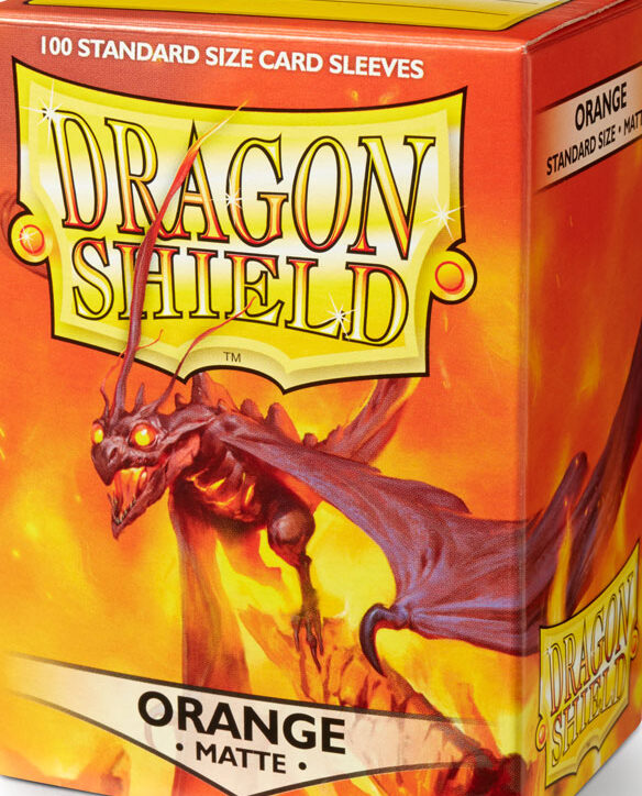 Dragon Shield Sleeves - COLOUR: Matte Orange