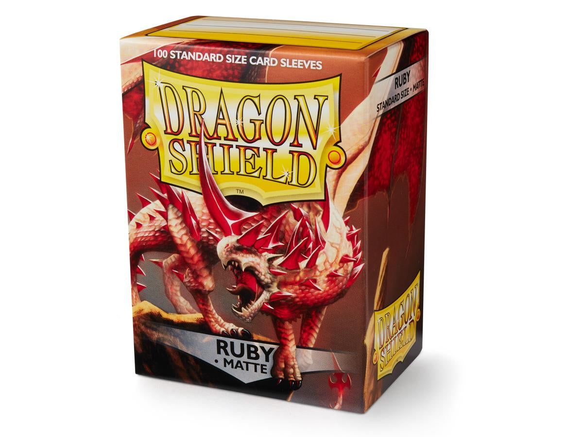 Dragon Shield Sleeves - COLOUR: Matte Ruby