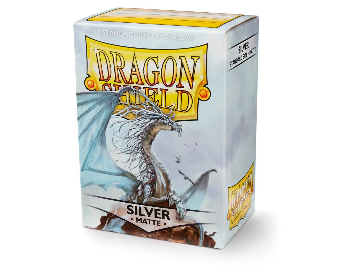 Dragon Shield Sleeves - COLOUR: Matte Silver