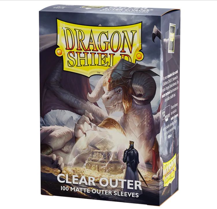 Dragon Shield Sleeves - COLOUR: Outer Sleeves Matte Clear