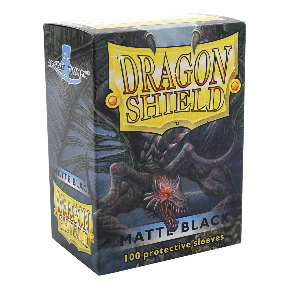 Dragon Shield Sleeves - COLOUR: Matte Black