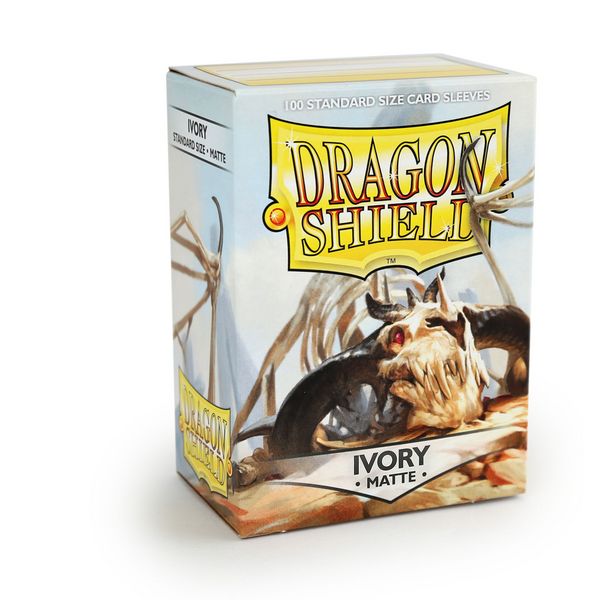 Dragon Shield Sleeves - COLOUR: Ivory