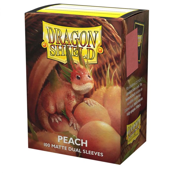 Dragon Shield Sleeves - COLOUR: Dual Peach