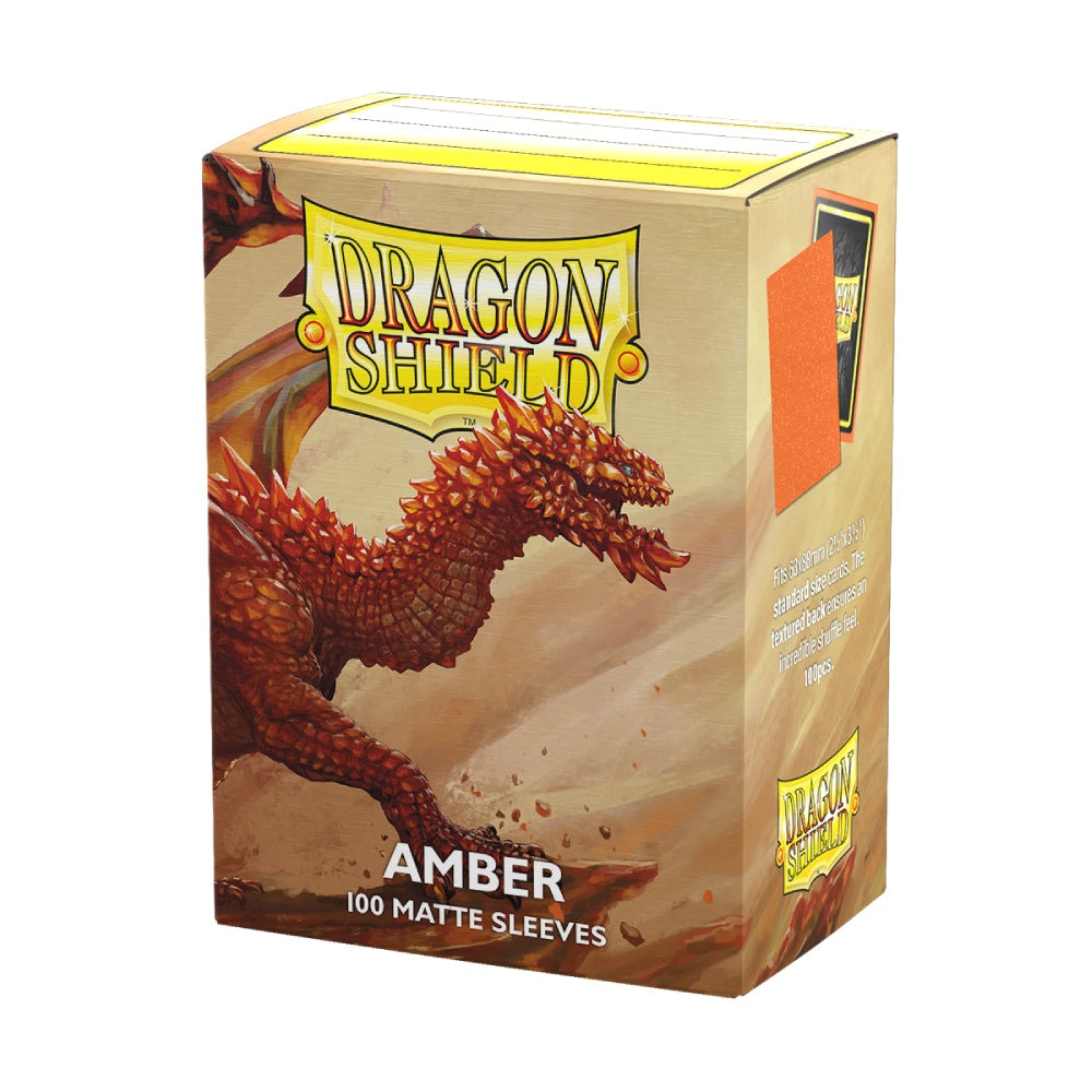 Dragon Shield Sleeves - COLOUR: Matte Amber