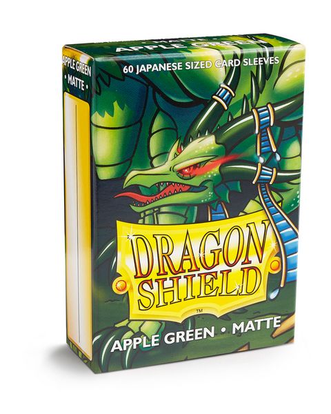 Sleeves - Dragon Shield Japanese - Box 60 - Colour: Apple Green