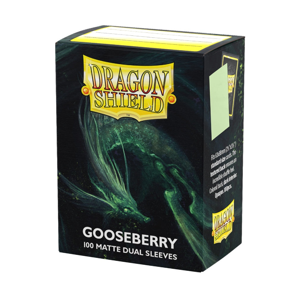 Dragon Shield Sleeves - COLOUR: matte Gooseberry