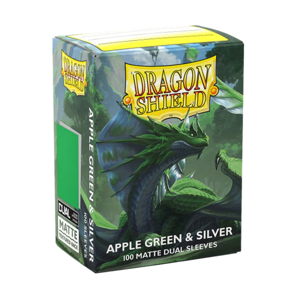 Dragon Shield Sleeves - COLOUR: Dual Apple silver