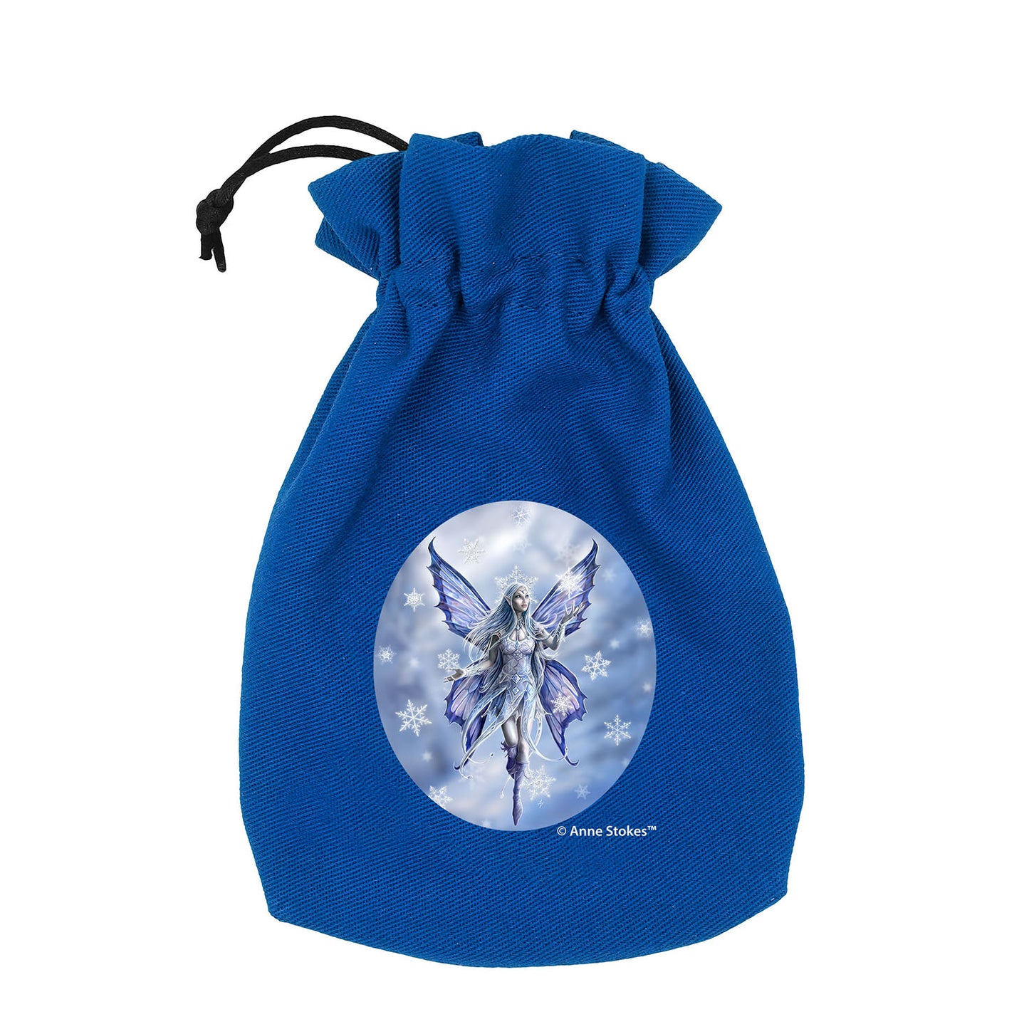 Dice Pouch Q Workshop Anne Stokes - Design: Snow Fairy