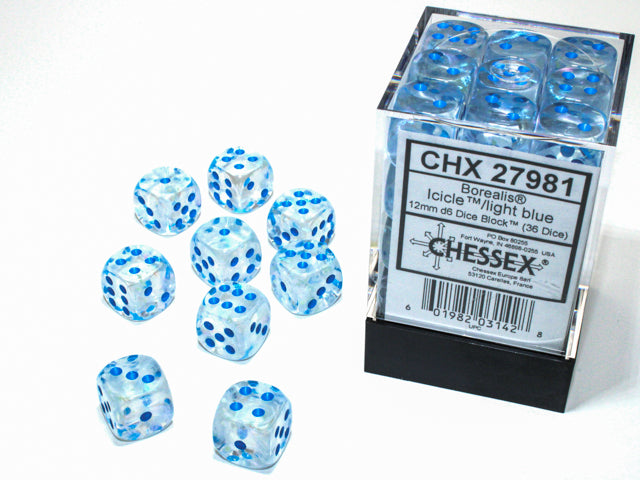 Dice Block (36) - colour: Icicle light blue Luminary