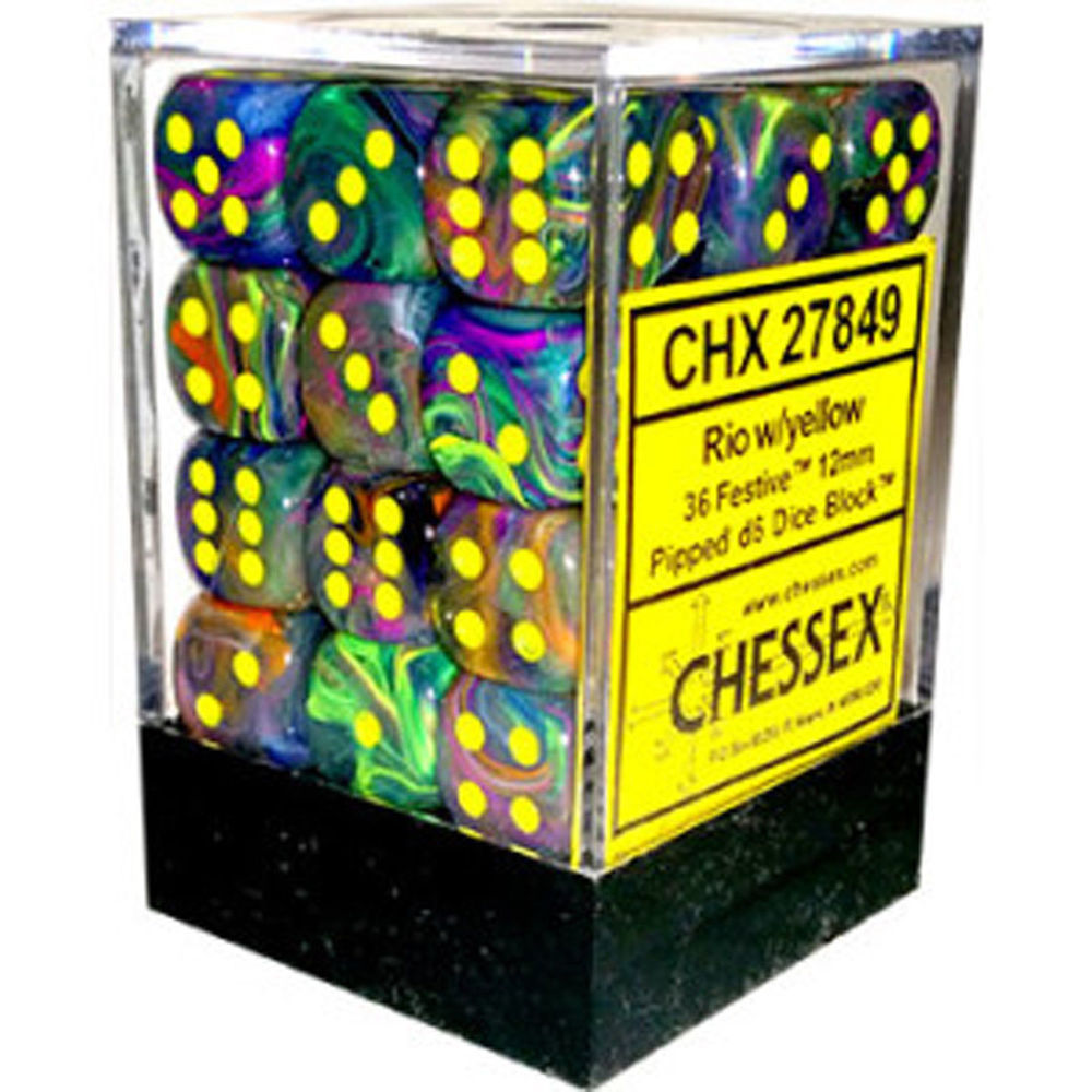 Dice Block (36) - colour: Rio/Yellow